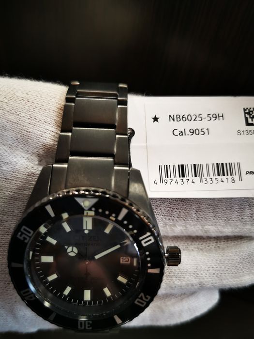 Citizen titanium automatic promaster diver NB6025-59H