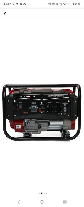 Generator curent electric Steinhaus PRO-GEN2900, 2900 W cu stabilizator de tensiune, benzina, autonomie 10h