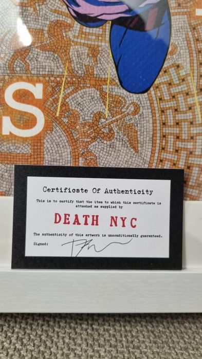 Tablou print Death NYC – Hermes Paris Omega Speedmeister (limitat]