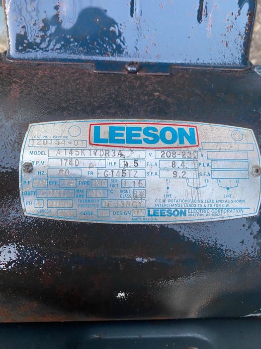 Motor 1,5 HP 1740 2,2  4rpm lesson