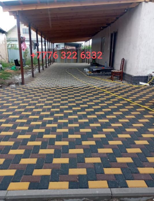 Брусчатка Кирпичик , Евро брусчатка