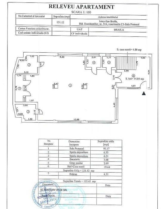 Proprietar  130 mp - Open Space