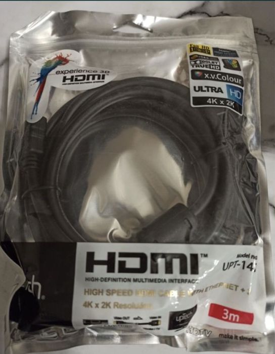 Кабель питания ПК 1.5 м. HDMI 3 m. сетевой патч-корд