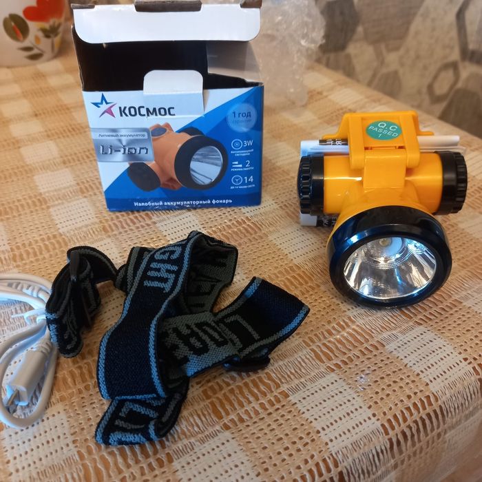 Продам  новые аккумуляторные фонарики