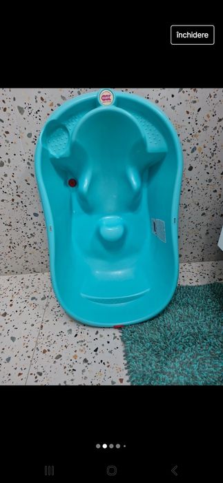 Cadita bebe cu termometru + cadou