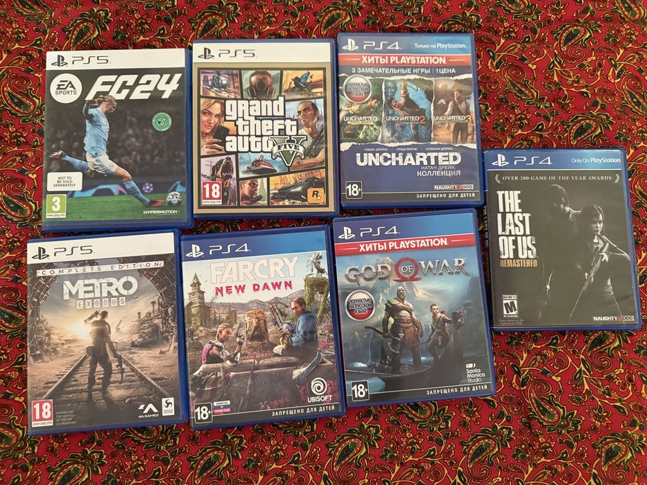 Продам игры Ps 4