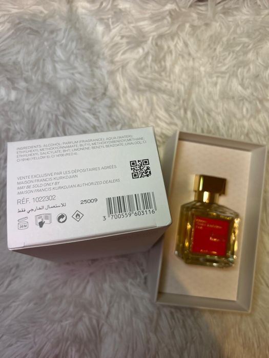 Parfum Maison Francis Kurkdjian / Baccarat Rouge  540. 70 ml  UNISEX