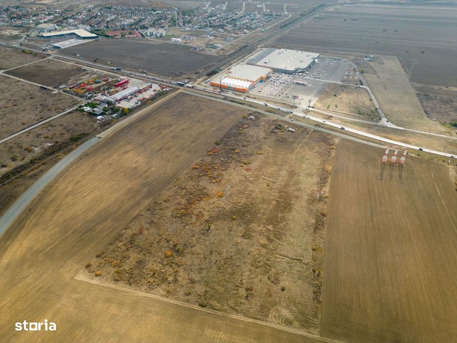 Teren de 55.340 mp, vis-a-vis de Jumbo, Arad