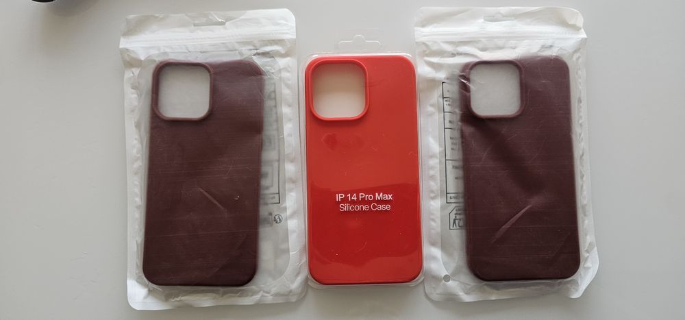 Продавам 3 бр калъф за Iphone 14 pro max