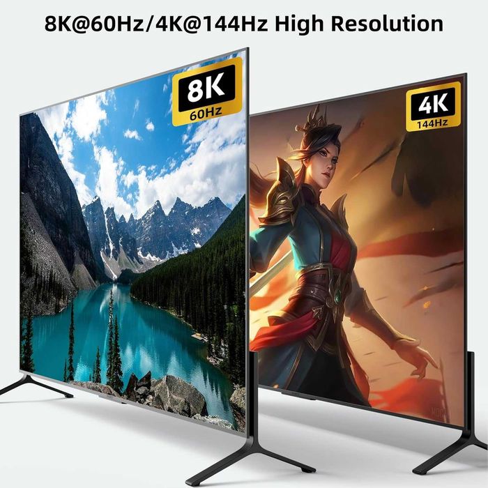 KVM HDMI Switch KCEVE 8K 2 PC 2 Monitoare cu USB 3.0 și Telecomandă