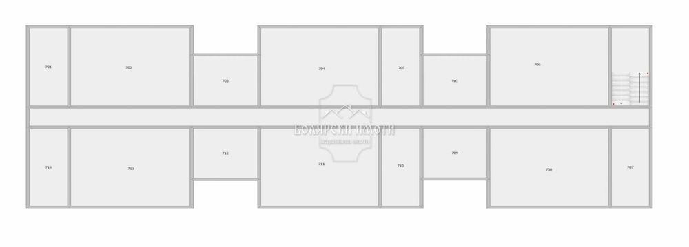Етаж от административна сграда с 14 офиса