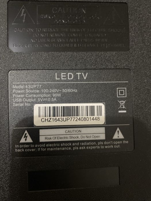 Продам телевизор lg 43