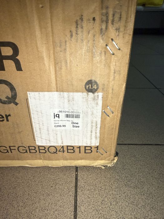 George Foreman 4 burner gas bbq noi sigilate