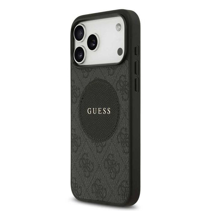 GUESS Калъф Magsafe за iPhone Air 17 17 Pro 17 Pro Max Черен /Classic