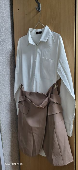 Рубашка+баска юбка