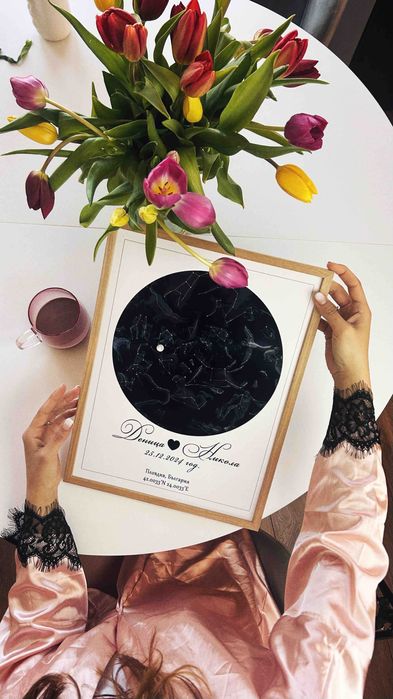 Персонализирани звездни карти - перфектният подарък