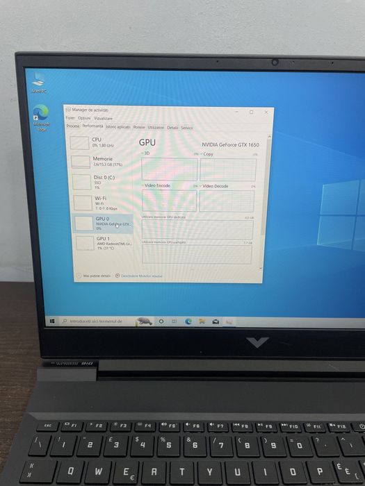 Laptop gaming hp victus ryzen 5 nvidia gtx 1650