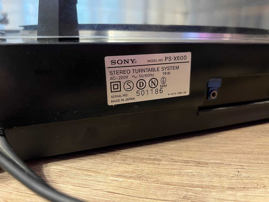 Sony PS-X600 pick up computer controlled fully automatic, Clearaudio ac sau Audiotechnica