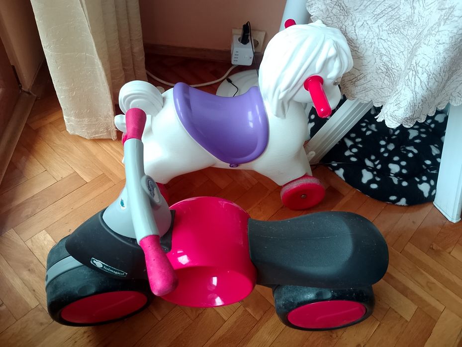 Моторче и конче за бутане и баланс