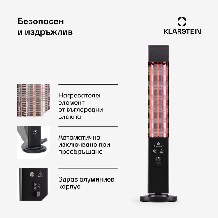 Нов ! Запечатан !  Гаранция до 04.2028 Heat Guru 3000W Инфрачервен нагревател отоплител печка