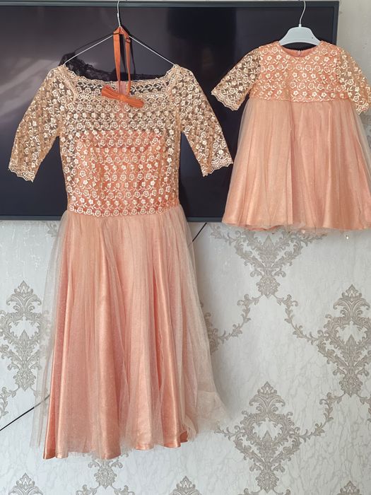 Платья family look