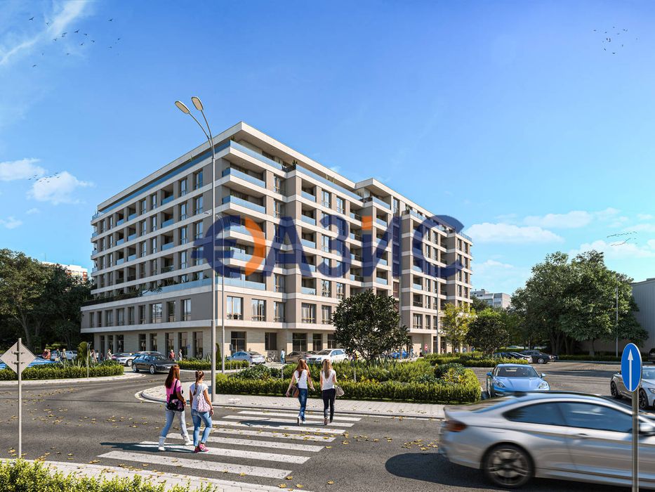 Студио в новостроящ се комплекс „Трапезица Резиденс“, Бургас, 53.19 кв