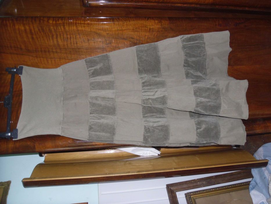 Fusta bumbac cu catifea ,lunga