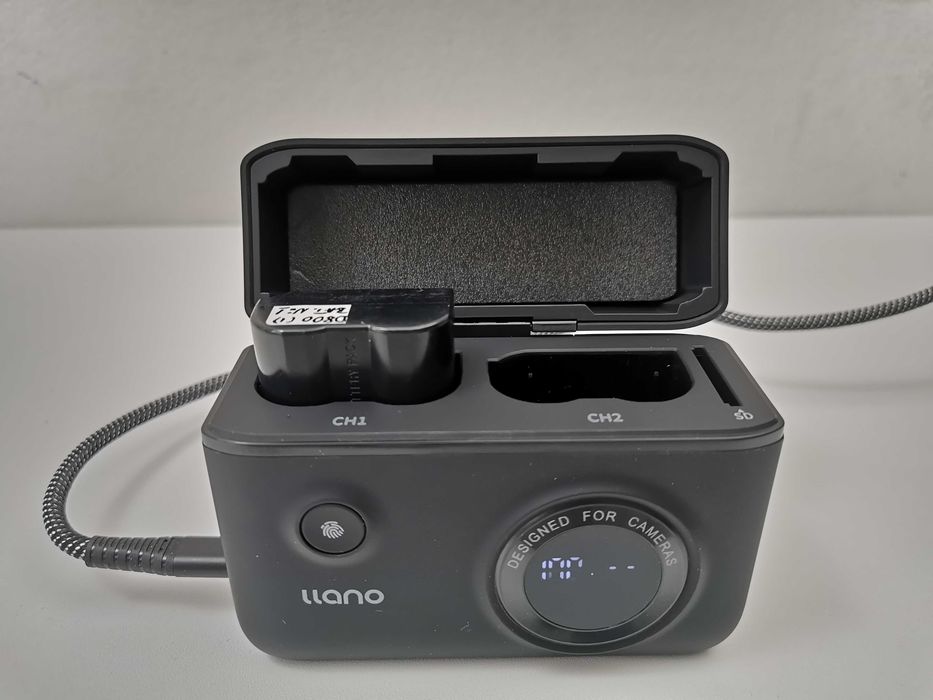Llano Dual Battery Charger Nikon EN-EL15/b/c бързо зарядно с дисплей