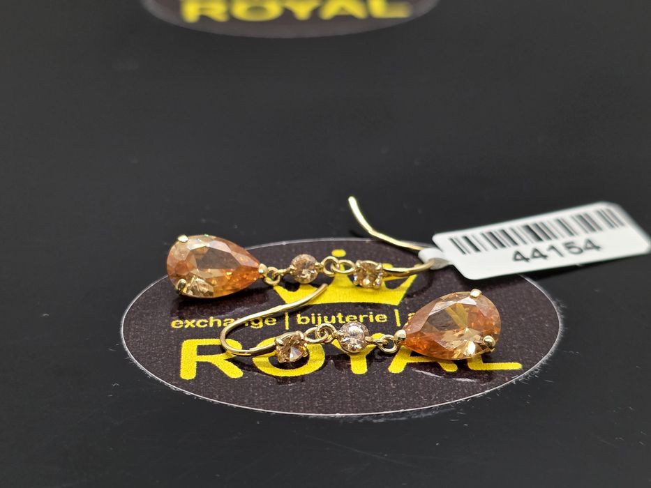 Bijuteria Royal: Cercei aur 14k/1.96 gr