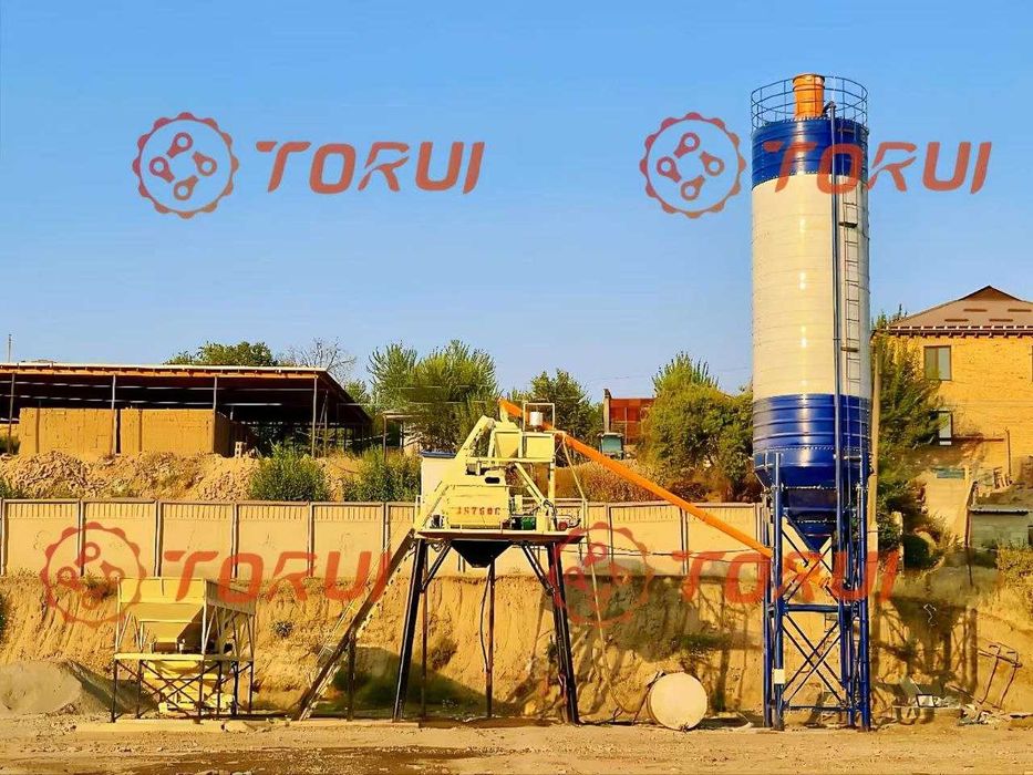 Бетонный завод TOTUI HZS 35m3-HZS120m3 СЕРВИС-10год