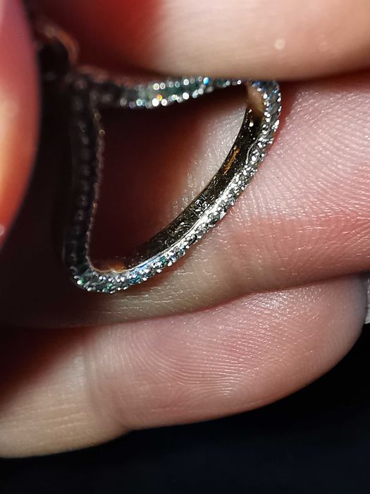 Medalion din aur de 9ct și cubic zirconia