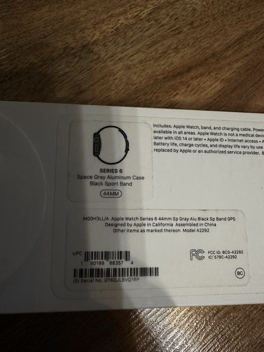 Apple whach 6 часы