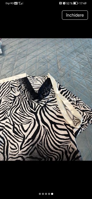 Rochie scurtă imprimeu animal print