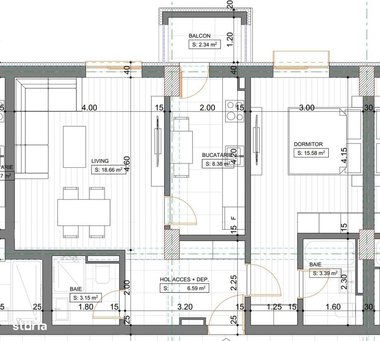 Nautica Residence XV - Baba Novac-LIDL - 58 mp utili — fotografia 1