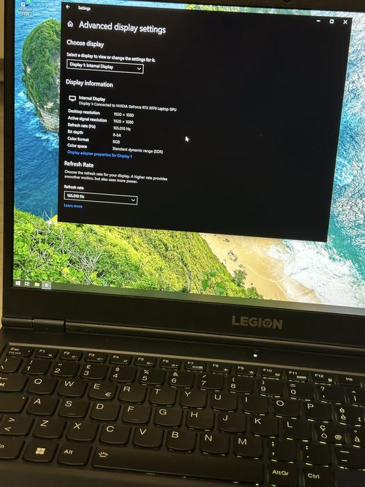 Laptop Gaming Lenovo Legion 5 - RTX 3070 (Full Power) - Ecran 165Hz