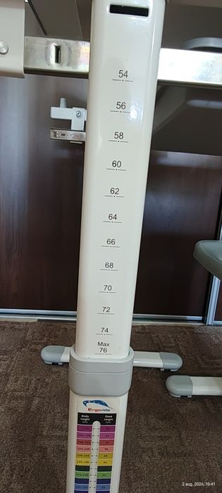 Birou si scaun pentru copii 3-12 ani reglabile pe inaltime, gri, 66.4 x 76 x 47.4 cm, 1C