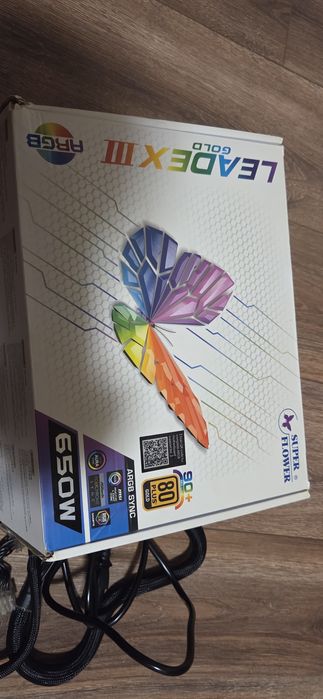 Захранване SuperFlower 650+ Gold ARGB