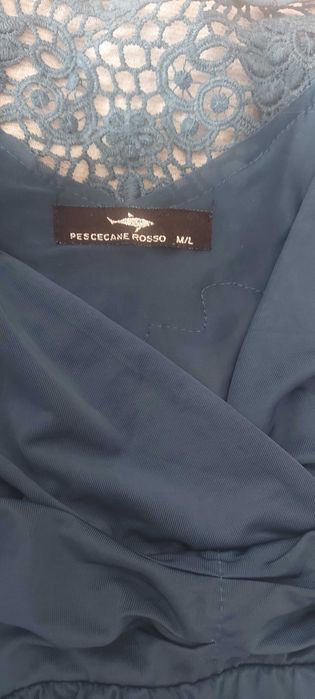 Rochie lungă ușoară turcoaz