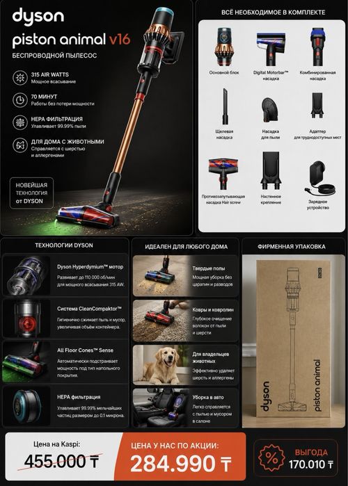 Dyson piston anymal пылесос