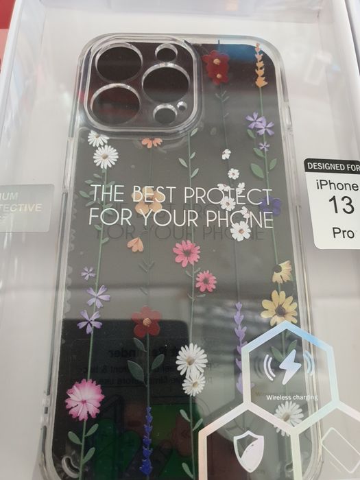Iphone 12,13,14,12 Pro,12 Pro Max,13 Pro,14 Pro  луксозен гръб с цветя