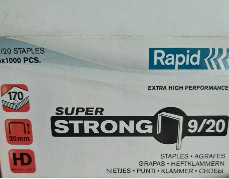 Продам скобы Rapid 9/20