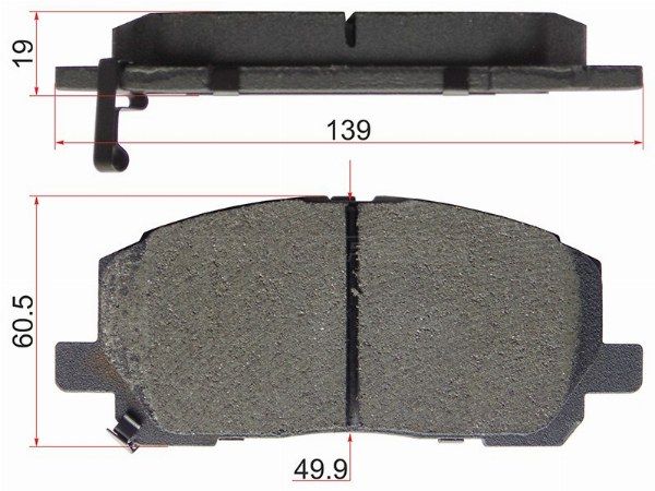 Колодки тормозные Toyota Highlander