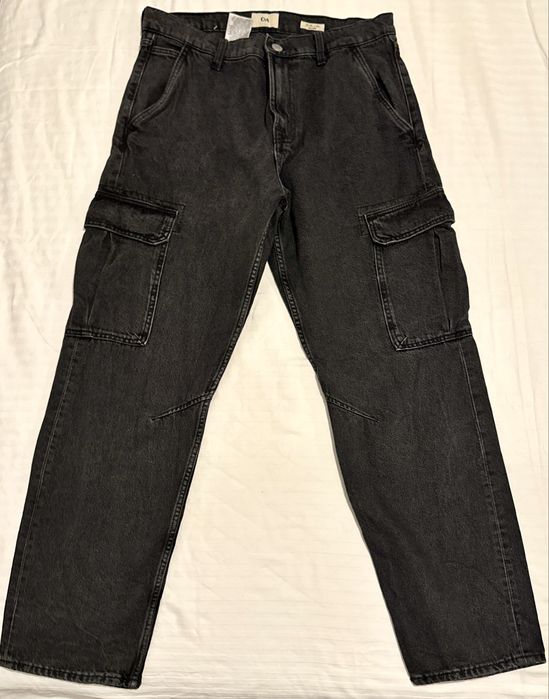 Blugi negri cargo C&A marimea M