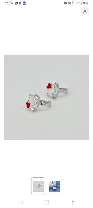 Серьги ,серебро 925 проба