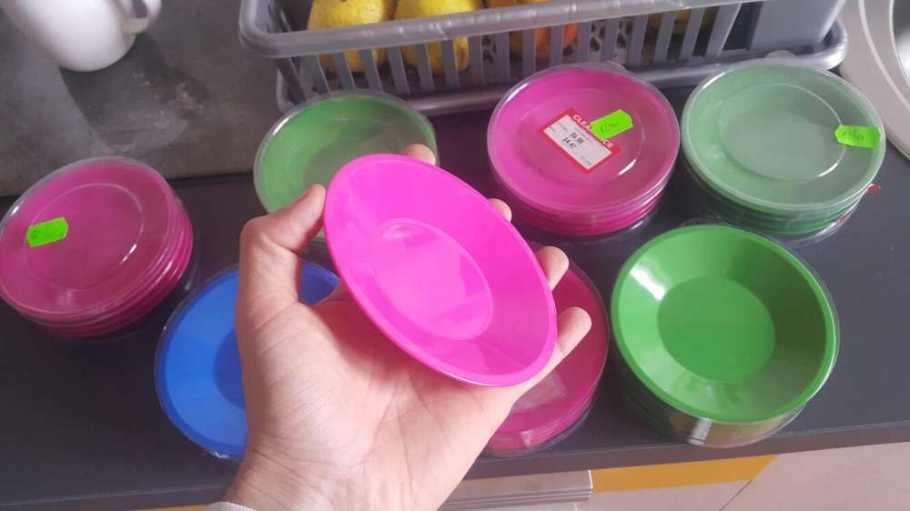 Farfurie decor sau pentru cesti de cafea - set 4 buc.