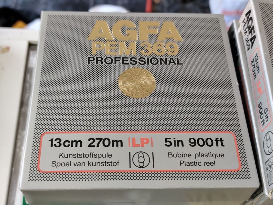 Нови ролки за магнетофон agfa pem 369 professional