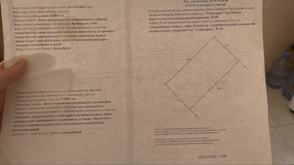 Продам земельный участок