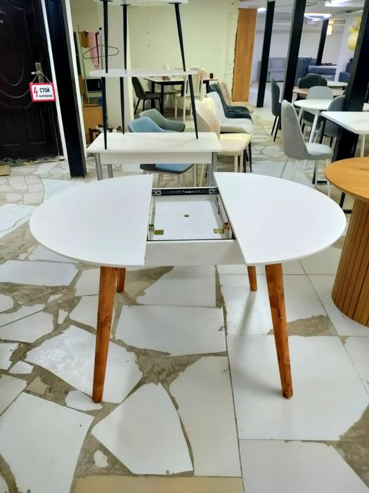 Столы МДФ, круглые, овальные и квадратные