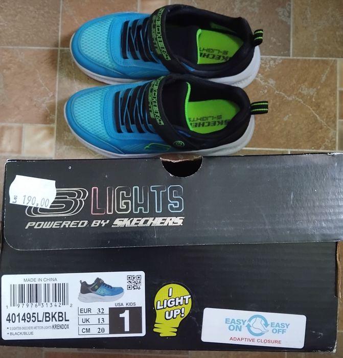 Adidasi SKEtCHERS cu leduri nr 32
