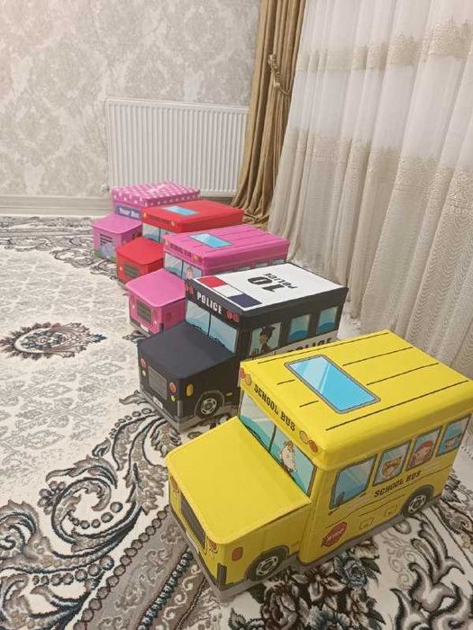 Корзина для игрушек BT-TB-0011 автобус 31*55*27 см